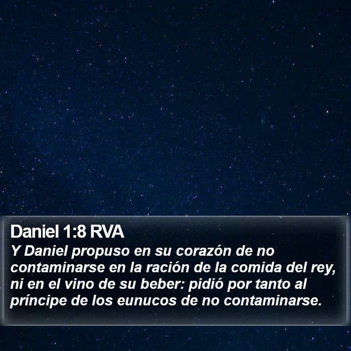 Daniel 1:8 RVA Bible Study