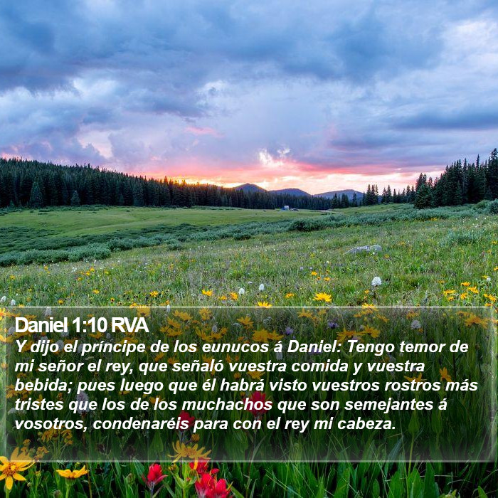 Daniel 1:10 RVA Bible Study