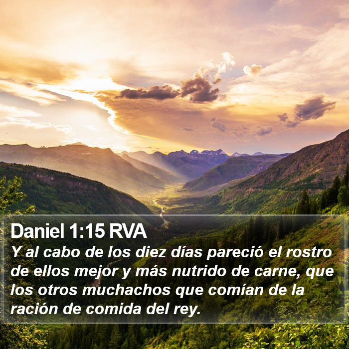 Daniel 1:15 RVA Bible Study