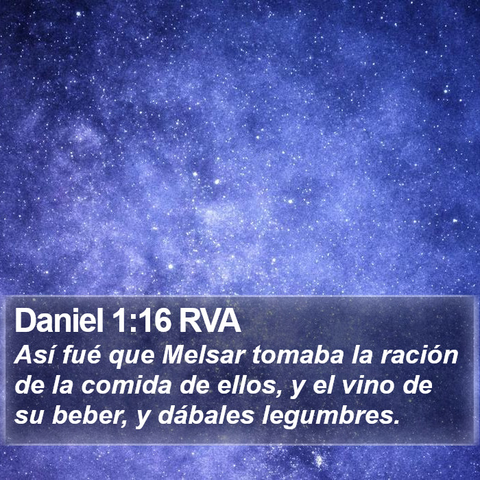 Daniel 1:16 RVA Bible Study