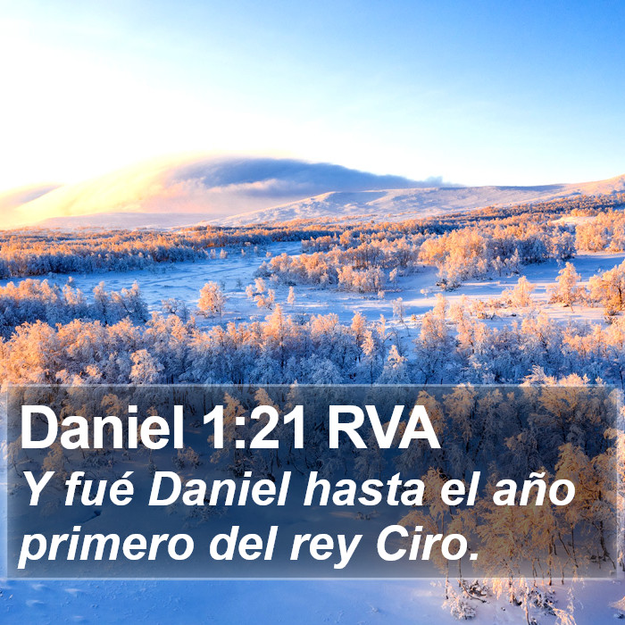 Daniel 1:21 RVA Bible Study