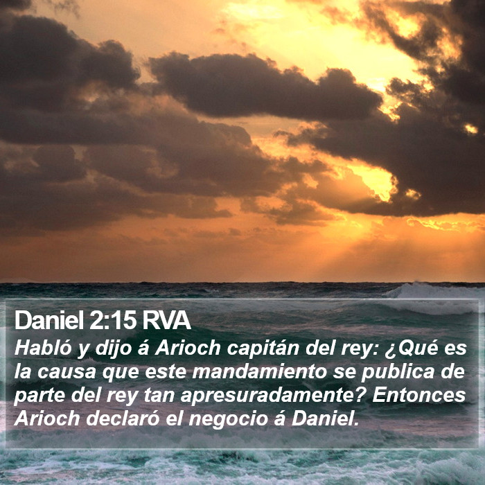 Daniel 2:15 RVA Bible Study