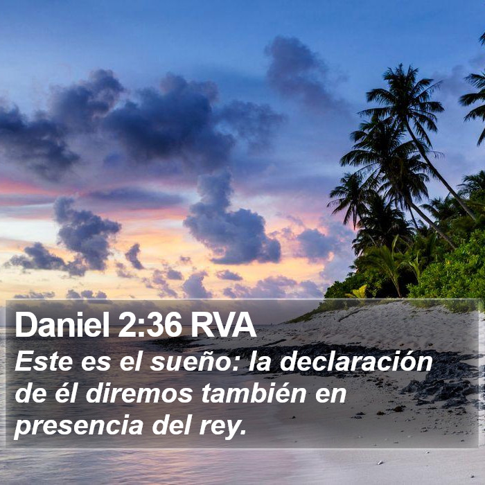 Daniel 2:36 RVA Bible Study