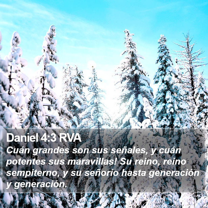 Daniel 4:3 RVA Bible Study