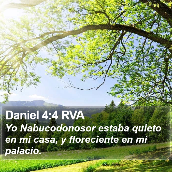 Daniel 4:4 RVA Bible Study