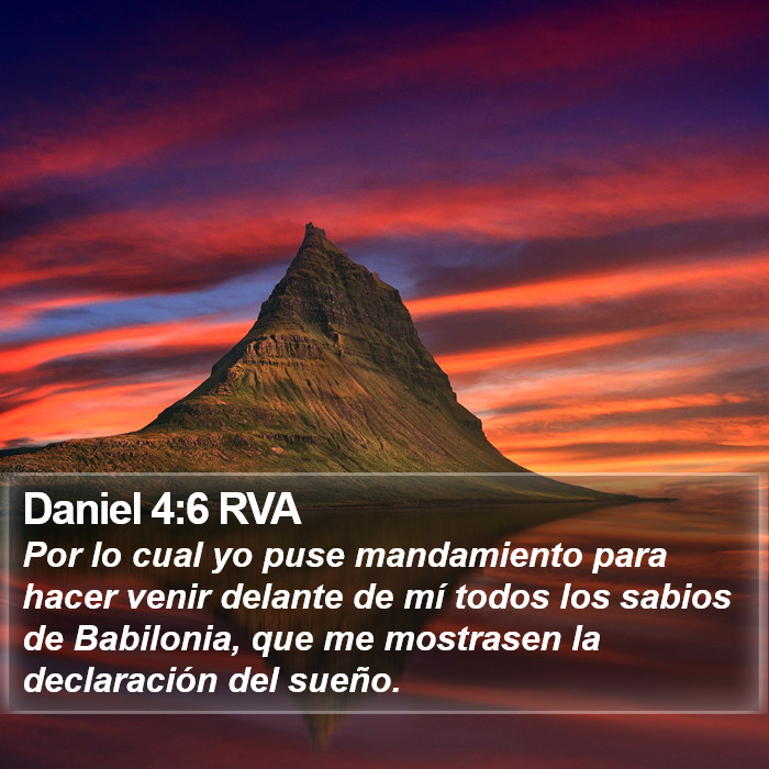 Daniel 4:6 RVA Bible Study