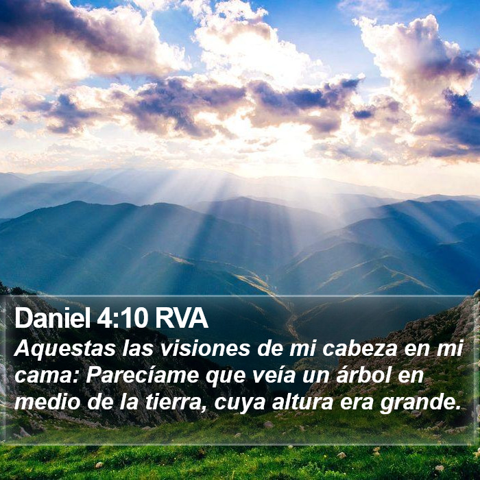 Daniel 4:10 RVA Bible Study