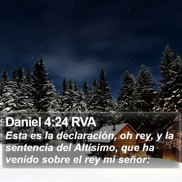 Daniel 4:24 RVA Bible Study