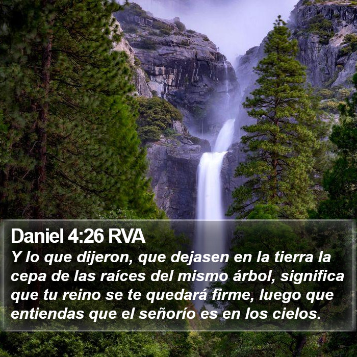 Daniel 4:26 RVA Bible Study