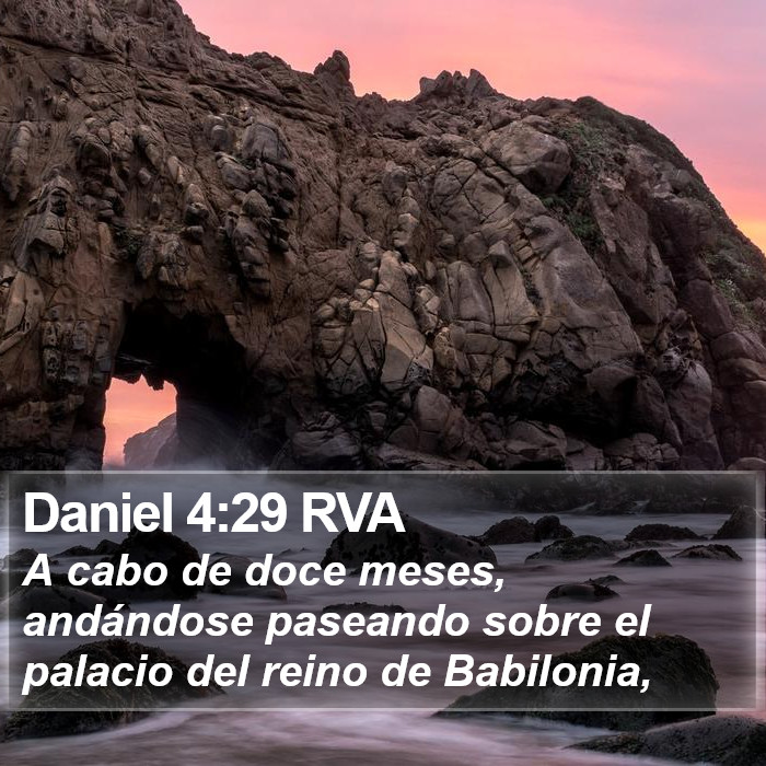 Daniel 4:29 RVA Bible Study