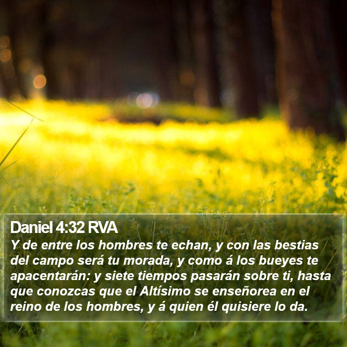 Daniel 4:32 RVA Bible Study