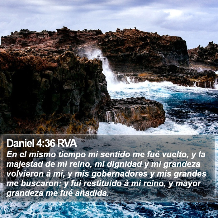 Daniel 4:36 RVA Bible Study