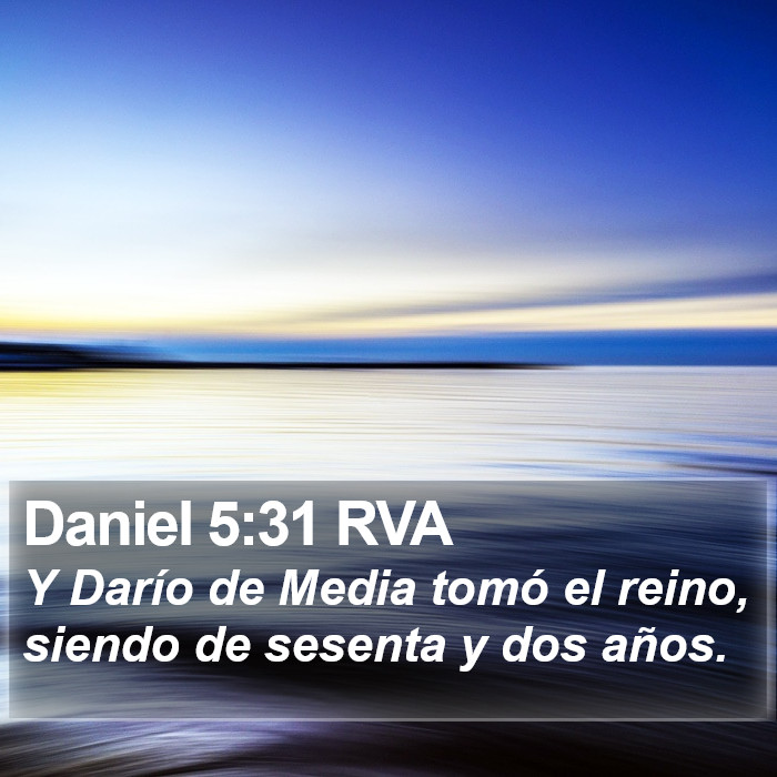 Daniel 5:31 RVA Bible Study