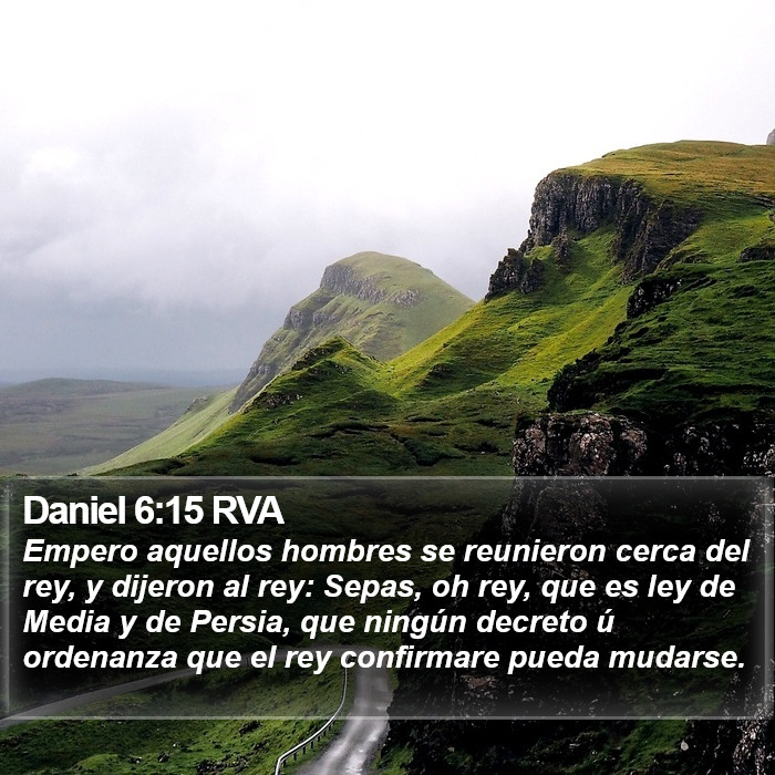 Daniel 6:15 RVA Bible Study