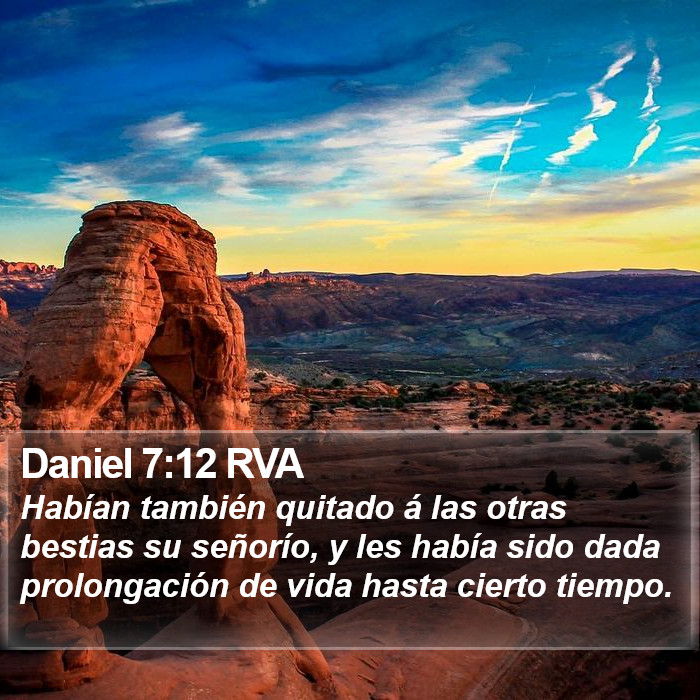 Daniel 7:12 RVA Bible Study