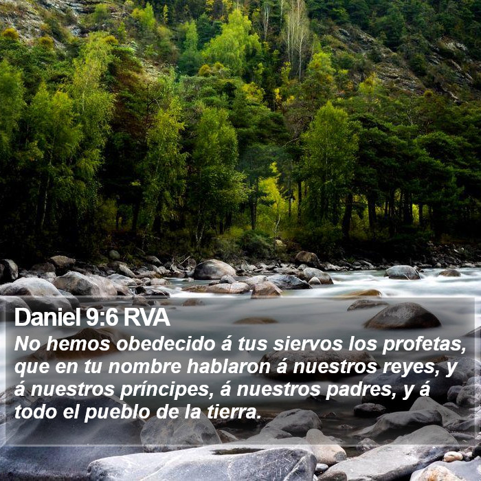 Daniel 9:6 RVA Bible Study