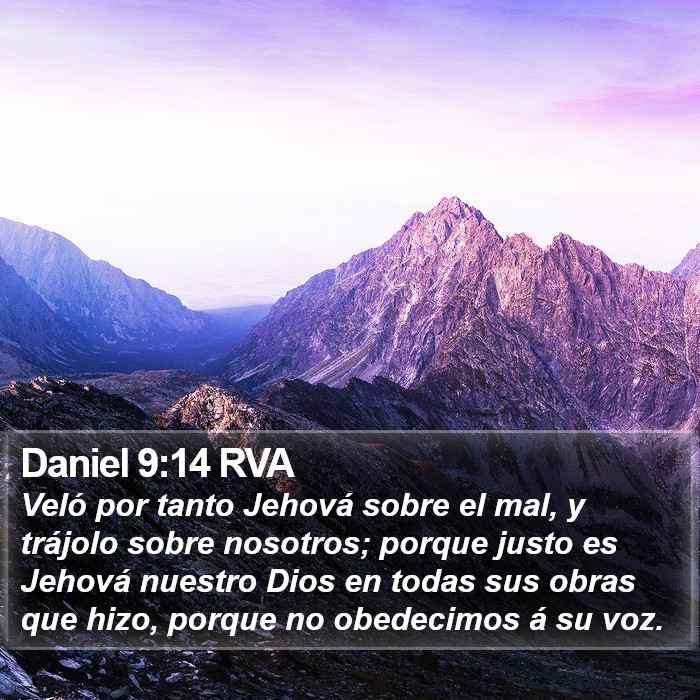 Daniel 9:14 RVA Bible Study