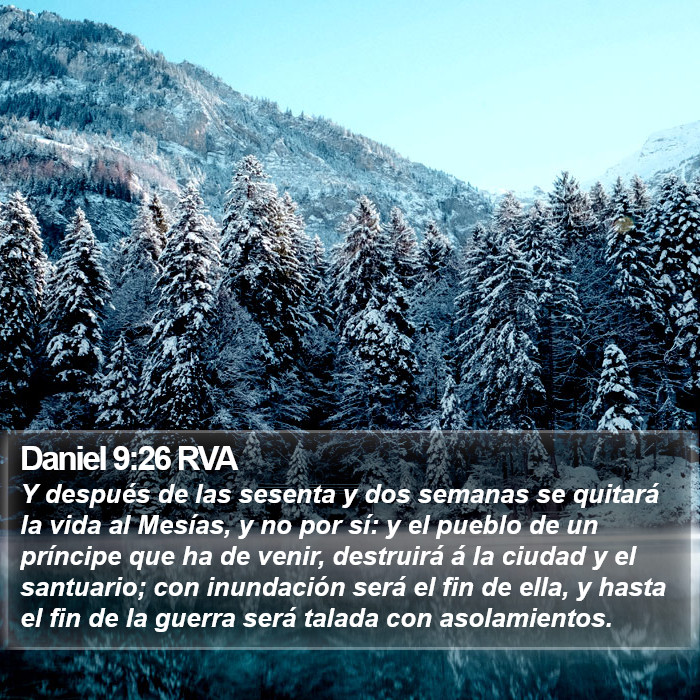 Daniel 9:26 RVA Bible Study