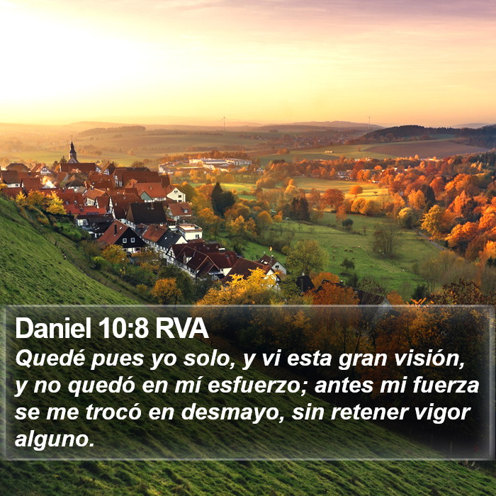 Daniel 10:8 RVA Bible Study