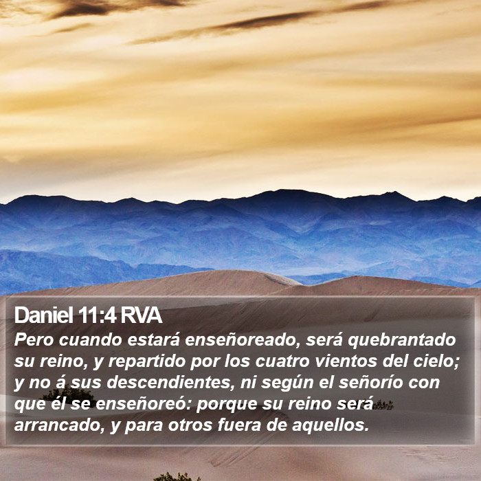 Daniel 11:4 RVA Bible Study