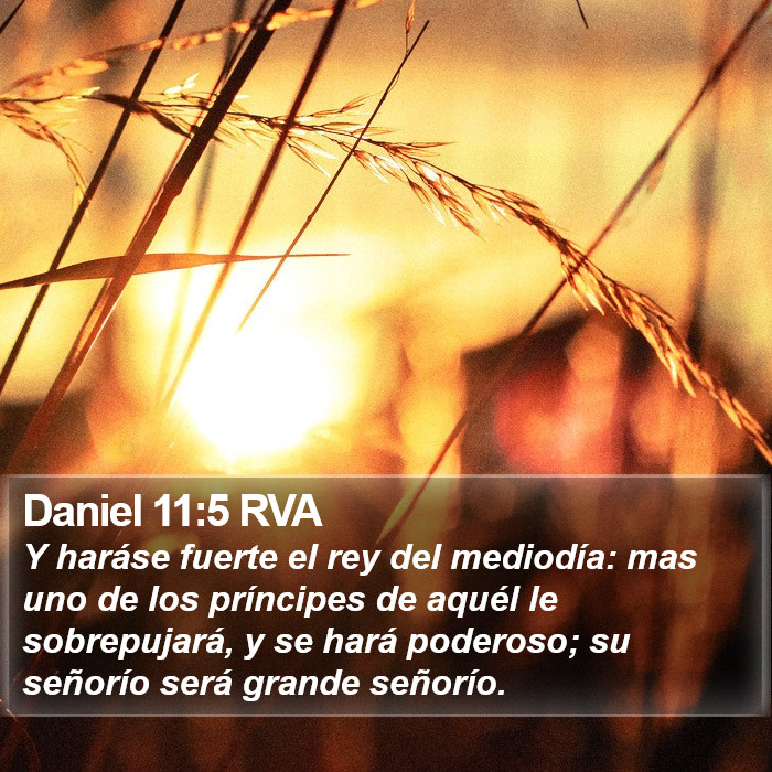 Daniel 11:5 RVA Bible Study