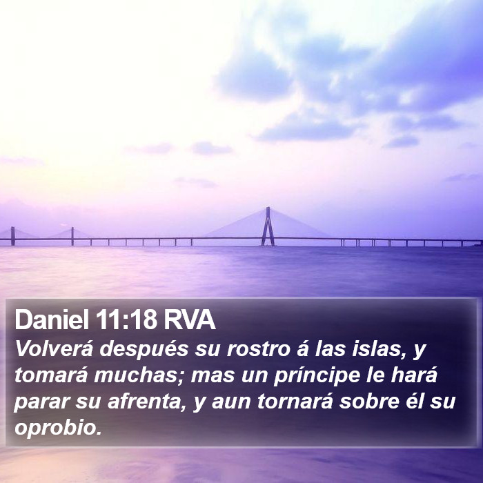 Daniel 11:18 RVA Bible Study