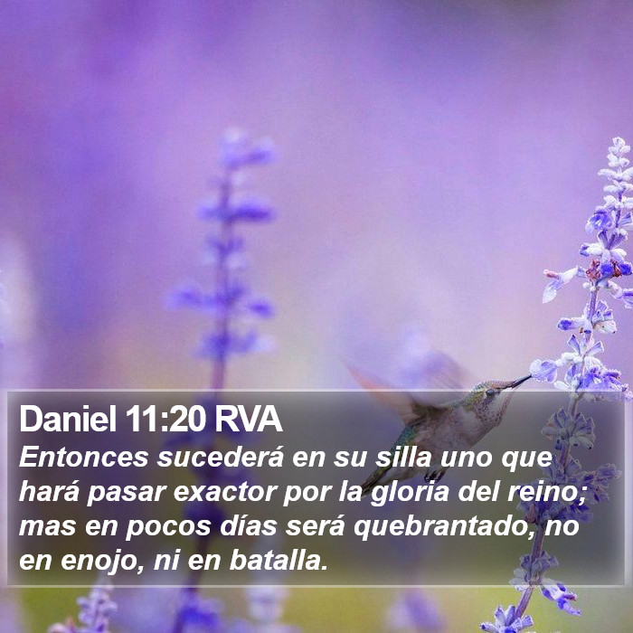 Daniel 11:20 RVA Bible Study