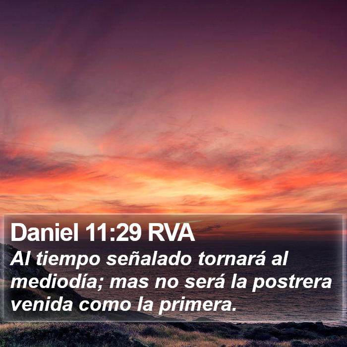 Daniel 11:29 RVA Bible Study