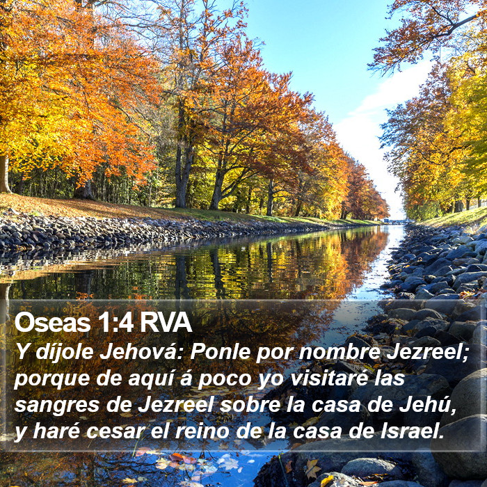 Oseas 1:4 RVA Bible Study