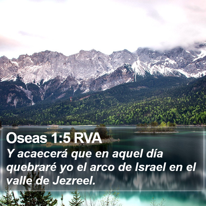 Oseas 1:5 RVA Bible Study