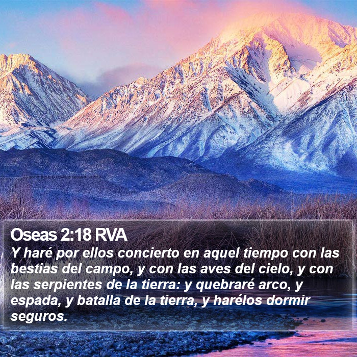 Oseas 2:18 RVA Bible Study