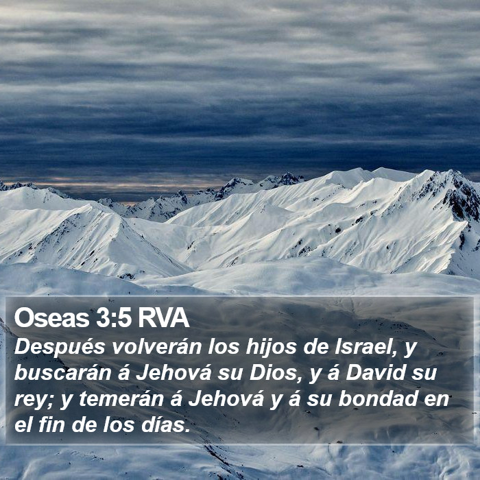 Oseas 3:5 RVA Bible Study