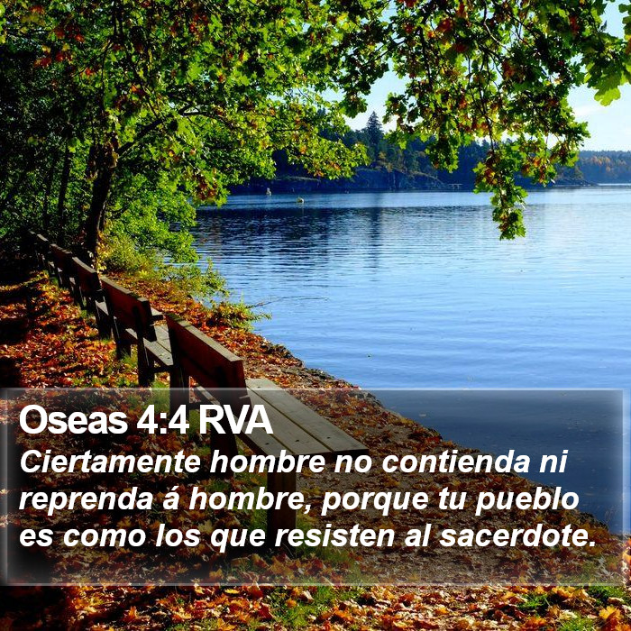 Oseas 4:4 RVA Bible Study