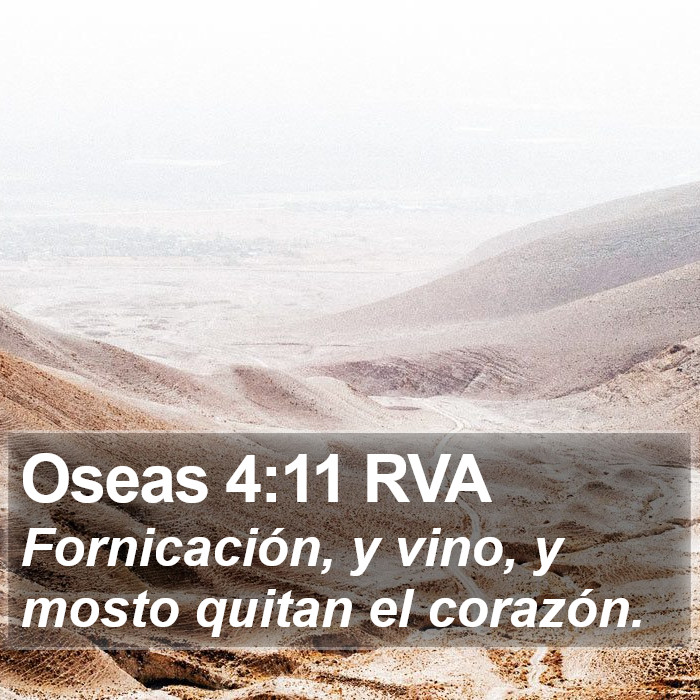 Oseas 4:11 RVA Bible Study