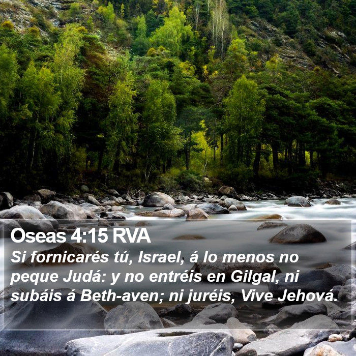 Oseas 4:15 RVA Bible Study