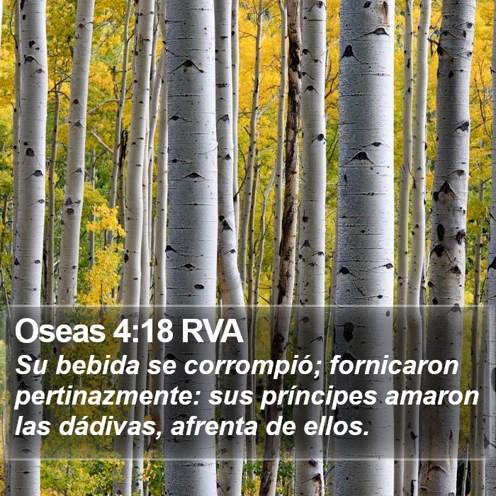 Oseas 4:18 RVA Bible Study