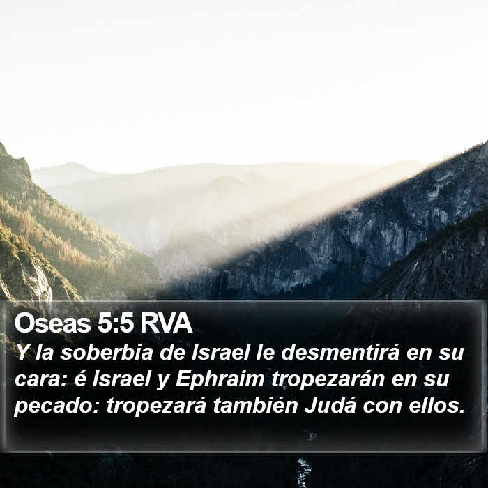 Oseas 5:5 RVA Bible Study