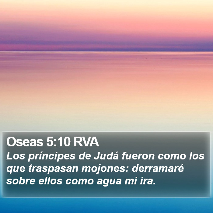 Oseas 5:10 RVA Bible Study