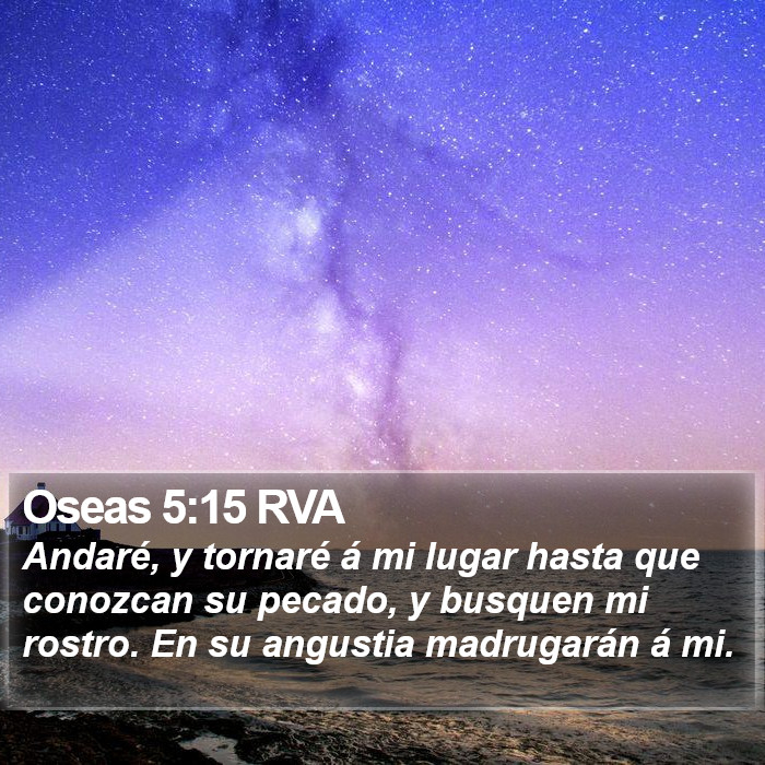 Oseas 5:15 RVA Bible Study