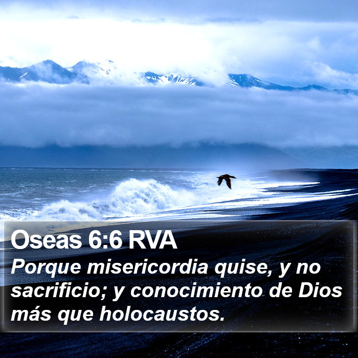 Oseas 6:6 RVA Bible Study