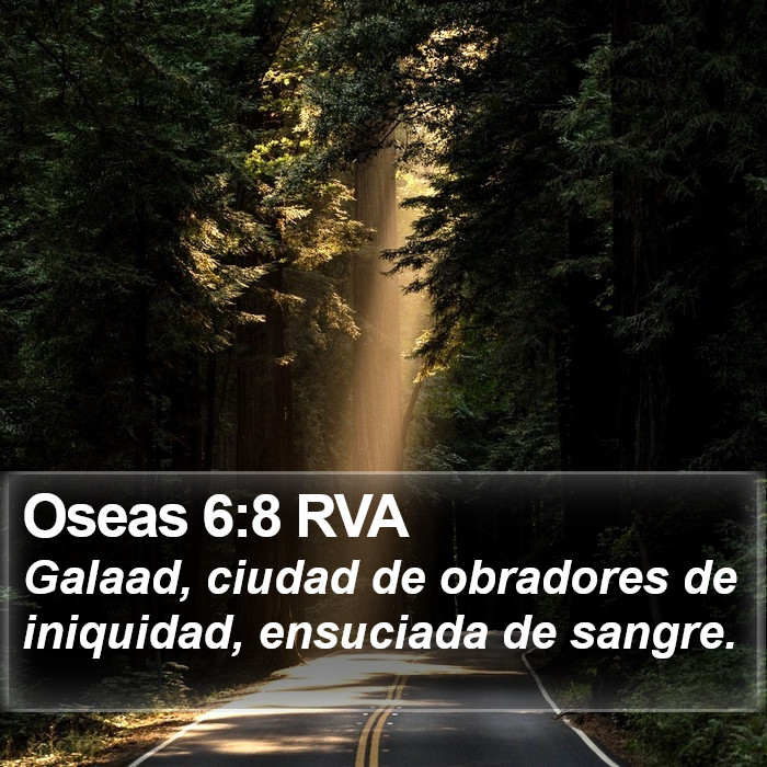 Oseas 6:8 RVA Bible Study