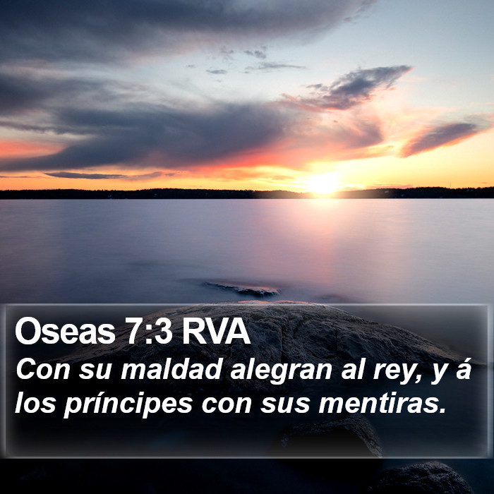 Oseas 7:3 RVA Bible Study