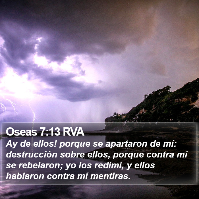 Oseas 7:13 RVA Bible Study