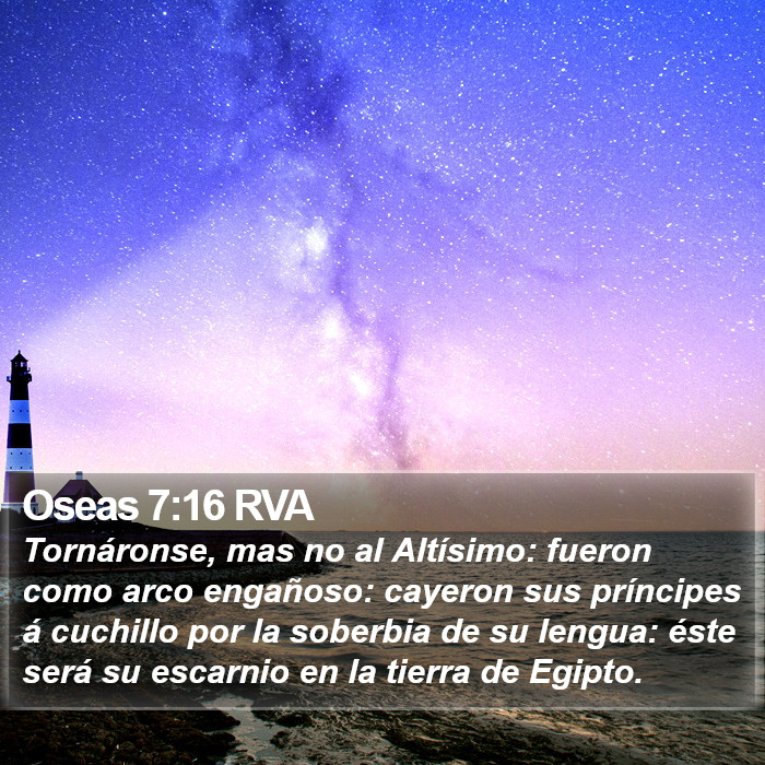 Oseas 7:16 RVA Bible Study