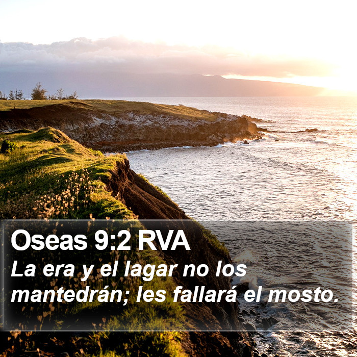 Oseas 9:2 RVA Bible Study