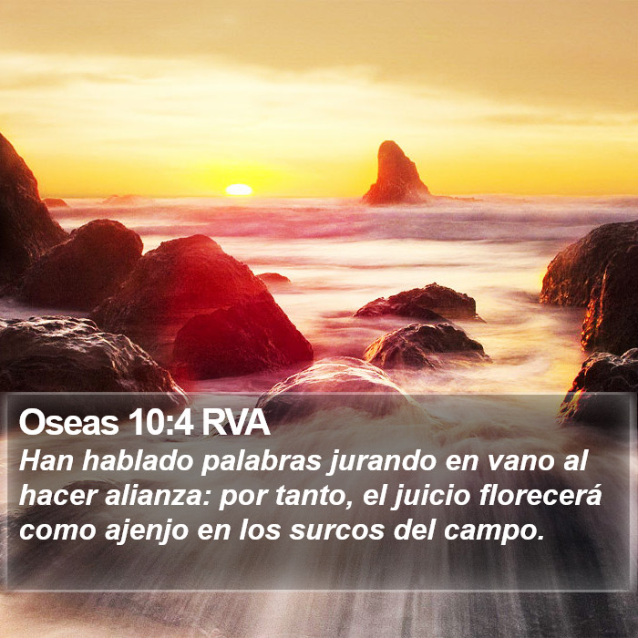 Oseas 10:4 RVA Bible Study