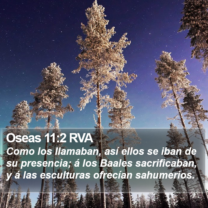 Oseas 11:2 RVA Bible Study