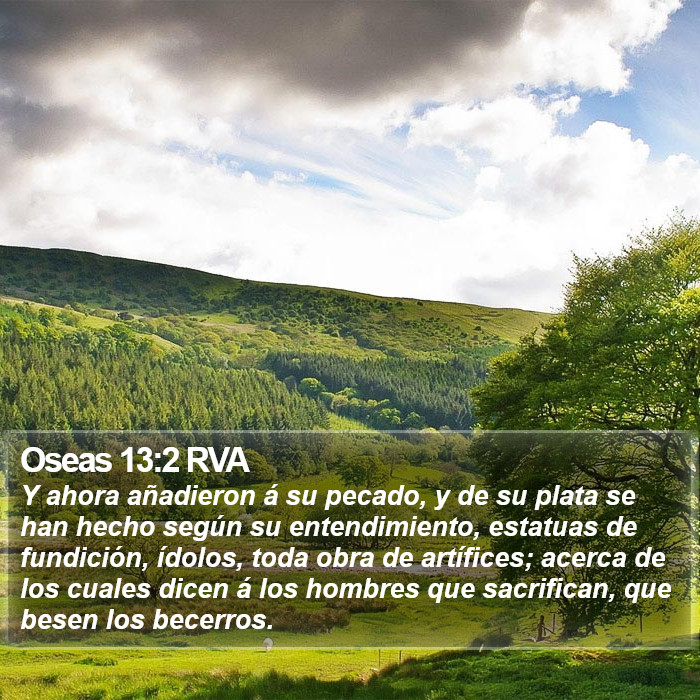 Oseas 13:2 RVA Bible Study
