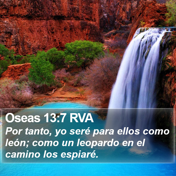 Oseas 13:7 RVA Bible Study
