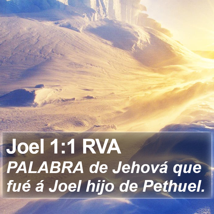 Joel 1:1 RVA Bible Study